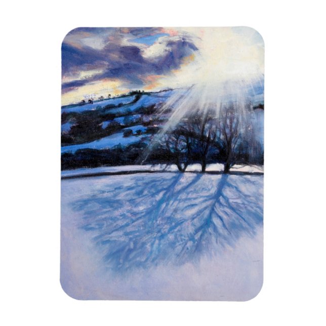 Snö-skuggor 2009 magnet (Vertikal)
