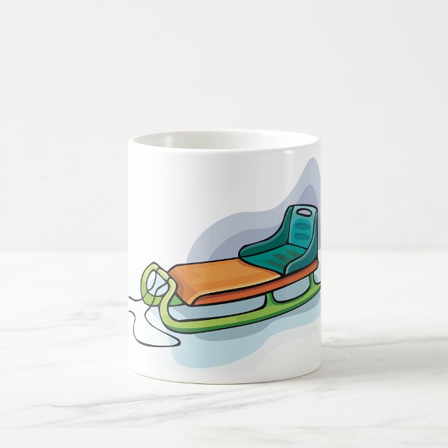 Snö Sled Kaffemugg (Skapare uppladdad)