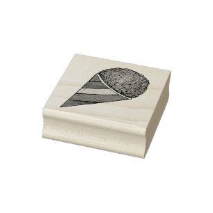 Sno Snö Cone Snocone Shaved Ice Snoball Stämpel