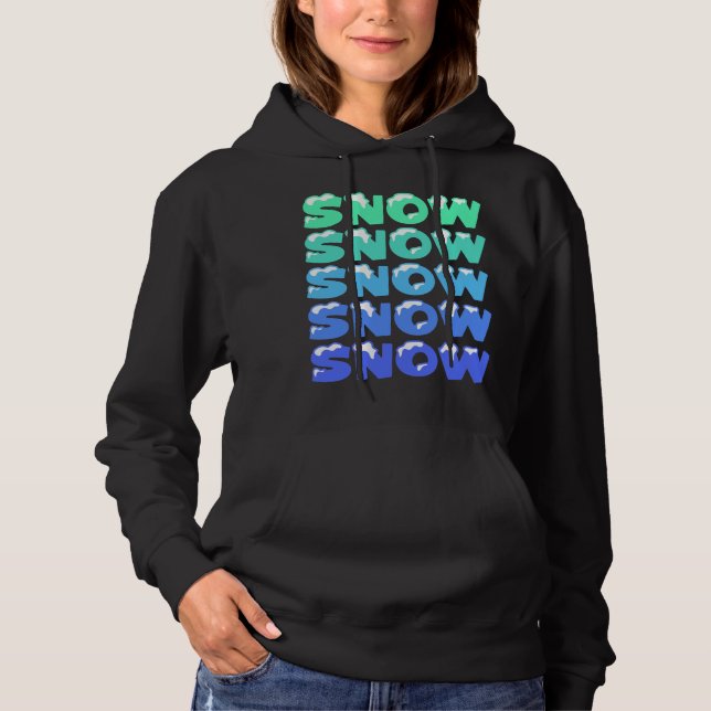 SNÖ, SNÖ, SNÖ, SNÖ, SNÖ, T SHIRT (Framsida)