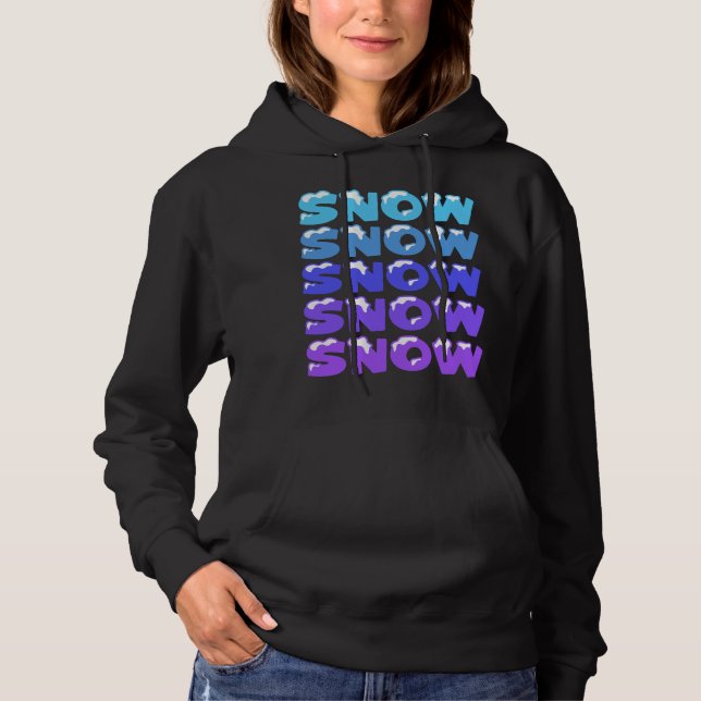 SNÖ, SNÖ, SNÖ, SNÖ, SNÖ, T SHIRT (Framsida)