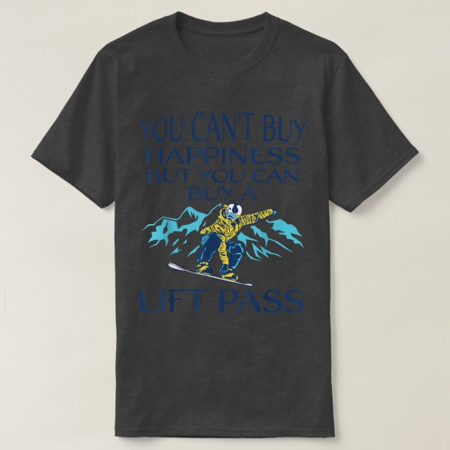 Snö Snowboarding Snowboarder Idea Quote T Shirt (Design framsida)