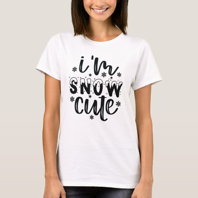 Snö söt t shirt (Framsida)