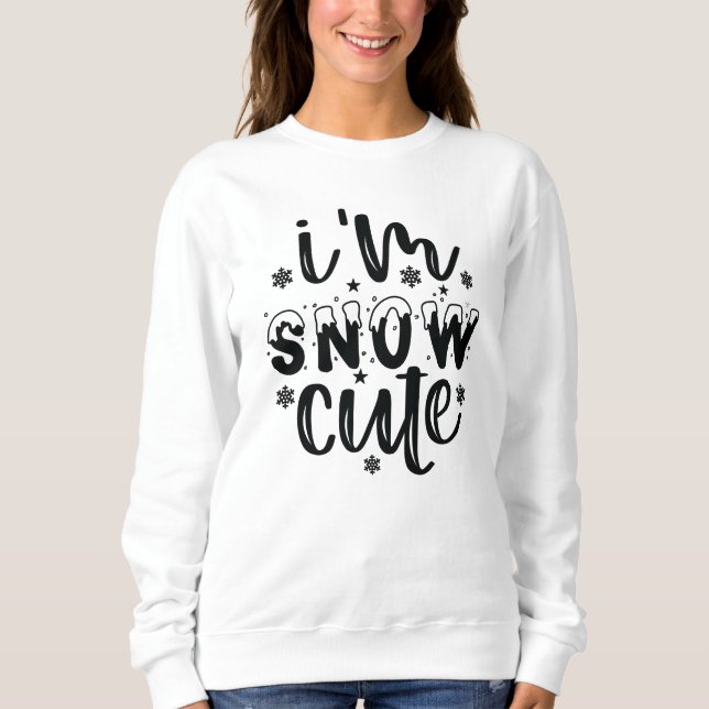 snö söt t shirt (Framsida)