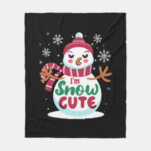 Snö sött! Omfamna julens vintercharme Fleecefilt