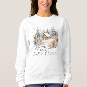 Snö Ställe som hem, bergskabinjulen T Shirt