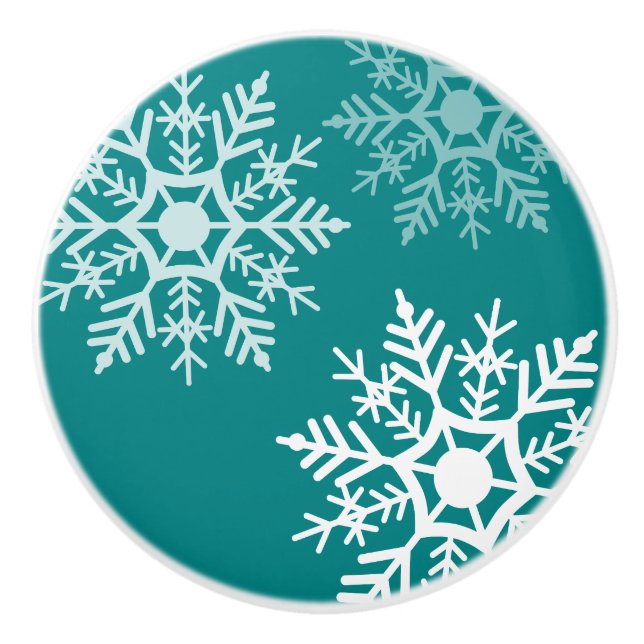 Snö Star - Dekorknapp Knopp (Framsidan)