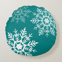 Snö Stars - jul - Round Cushion