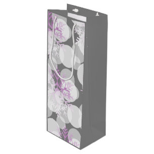 Snö Stars - Vit, Teal, Lila - Vin Gift Bag