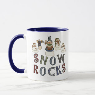 Snö Sten Mugg