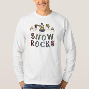 Snö Sten T-tröjor och presenter T-shirt
