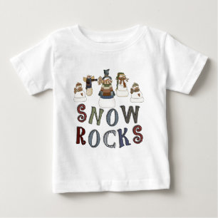 Snö Sten T-tröjor och presenter T-shirt
