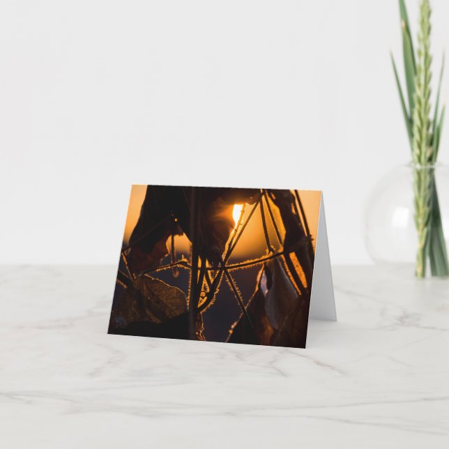 Snö Stiga upp Anteckningskort (Framsida)