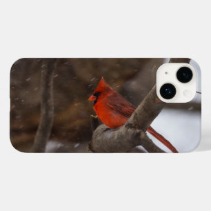 Snö Storm Cardinal iphone case