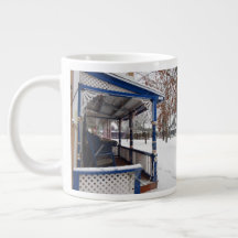 Snö Storm i kuststaden - Martha's Vineyard