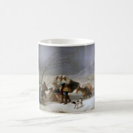 Snö Storm i Winter Kaffemugg