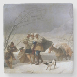 Snö Storm in Winter (av Francisco Goya) Stenunderlägg