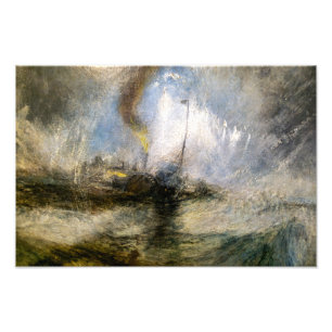 Snö Storm JMW Turner Fototryck