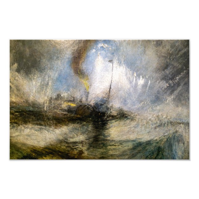 Snö Storm | JMW Turner | Fototryck (Framsidan)