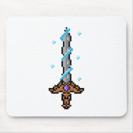 Snö Sword Pixel Art - Retro Ice Blade Design Musmatta