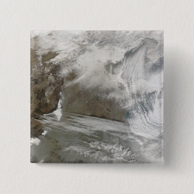 Snö-täckencirklar Bo Hai Knapp (Framsida)