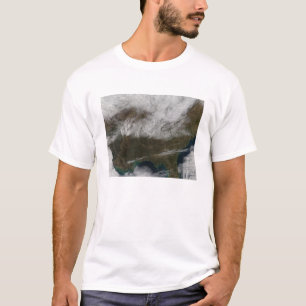 Snö täcker sträckning från nordöstra Texas T Shirt