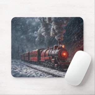 Snö Tåg Musmatta