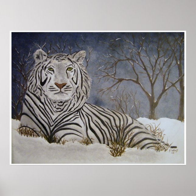 Snö Tiger Poster (Framsidan)