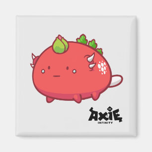 Snö Tomato AxieInfinity-blockkedjespel Magnet