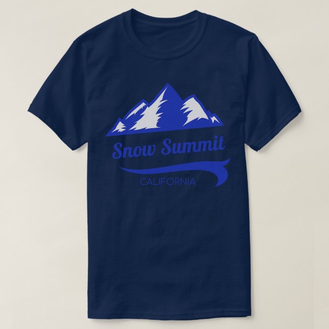 Snö Toppmöte, Kalifornien 1 T Shirt (Design framsida)