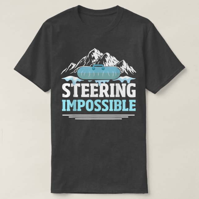 Snö Tubing Ice Tube T Shirt (Design framsida)