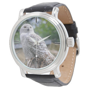 Snö uggla armbandsur