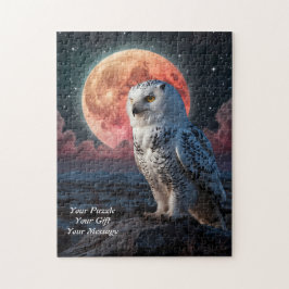 Snö Uggla i Wisdom Pussel