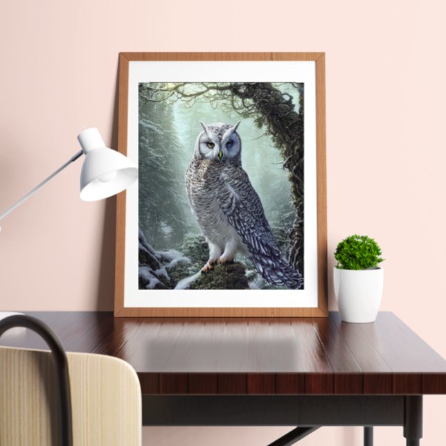 Snö Uggla Poster (Skapare uppladdad)
