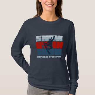 Snö, Utah, Snö, lycka på sin höjdpunkt för henne T Shirt