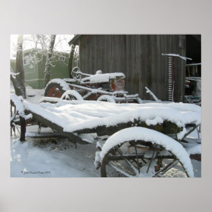 Snö-vagnen Poster