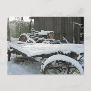 Snö-vagnen Vykort