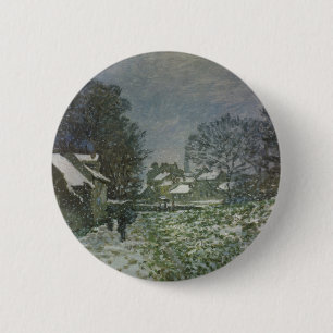 Snö vid Argenteuil av Claude Monet Knapp
