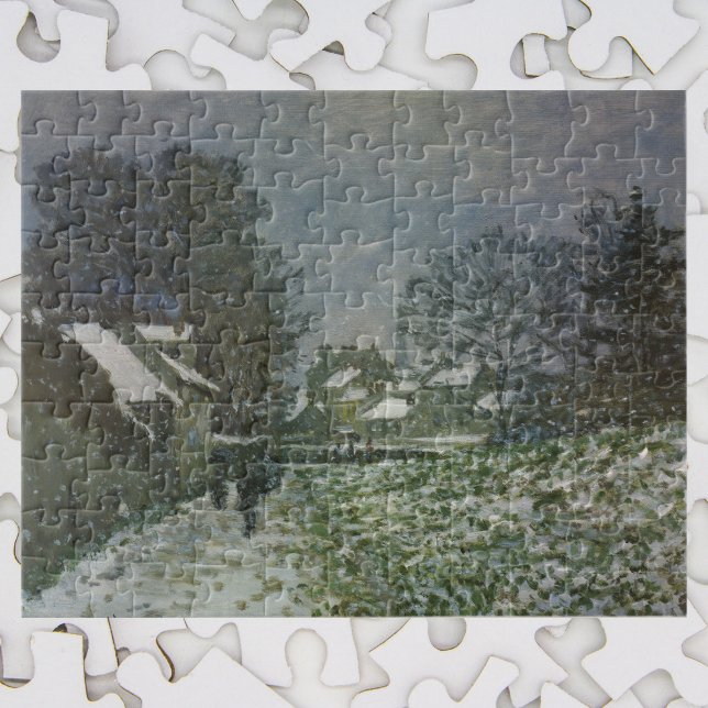Snö vid Argenteuil av Claude Monet Pussel (Skapare uppladdad)
