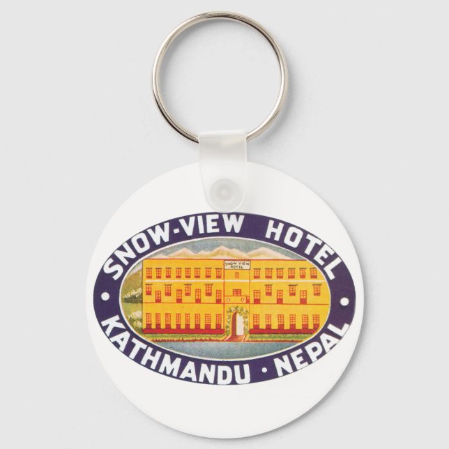 Snö View Hotel Kathmandu Nepal Nyckelring (Framsida)