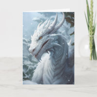 Snö Vinter Drakon