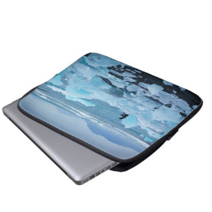 snö vinter laptop fodral