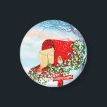 Snö Vinterjulfåglar på Red Mail Box Magnet<br><div class="desc">Fira julhelgens magi med våra julfåglar på Red Mail Box-magnet i Snö. Den här magneten har en charmerande design av vinterfåglar och en vismisk brevlåda och är ett måste för alla julentusiaster. Den här magneten är perfekt för att lägga till lite helgdag i ditt kök, på kontoret eller någon annanstans...</div>