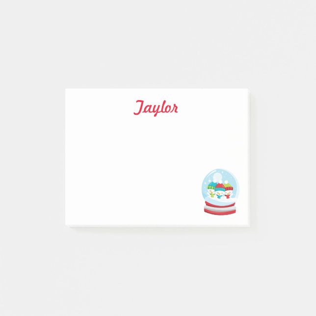 Snö-vintern Post-it Block (Framsida)