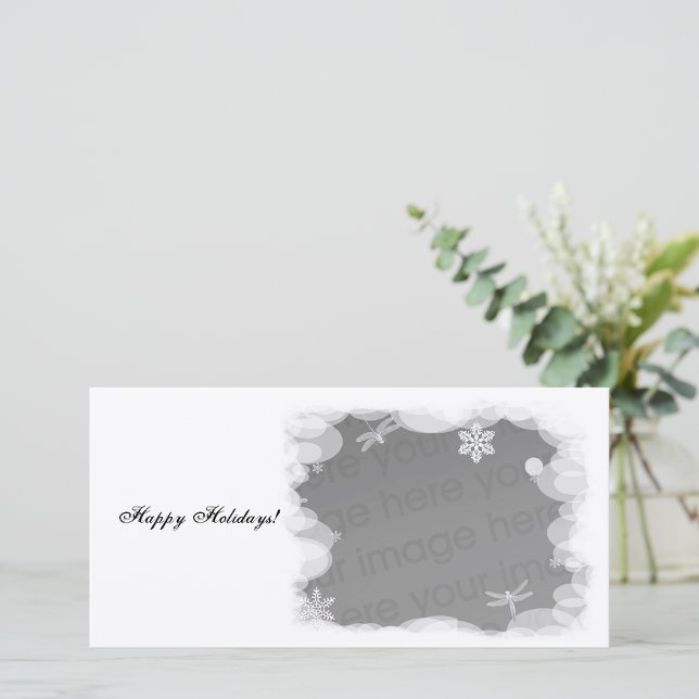 Snö vita Helgdagar! Julkort (Skapare uppladdad)