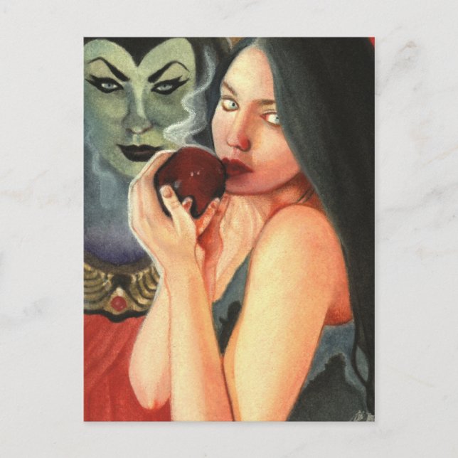 Snö, vitt vykort (Framsida)