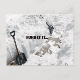 snö vykort