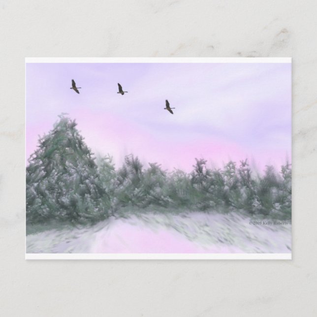 Snö Vykort (Framsida)