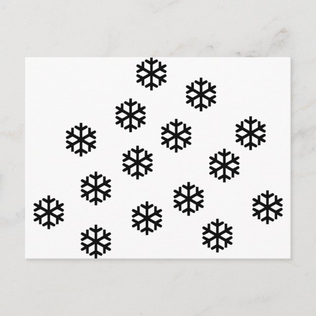 Snö Vykort (Framsida)
