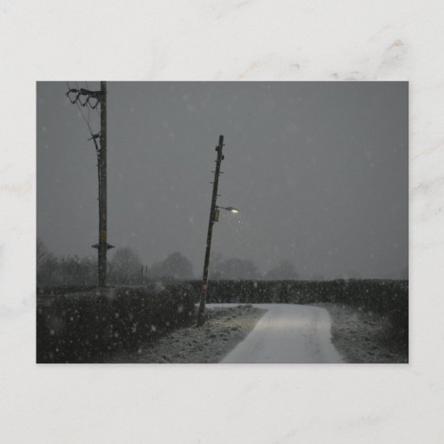Snö Vykort (Framsida)
